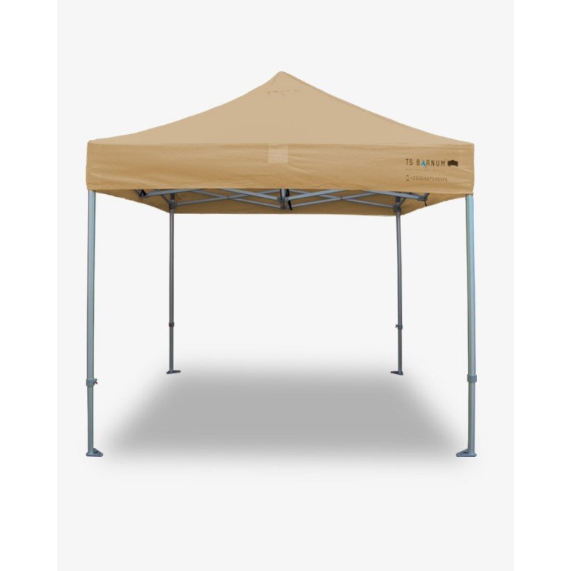 barnum aluminium 55 4m x 4m crème - Stand alu pro