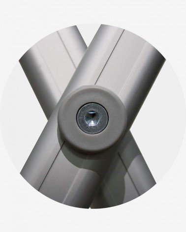 "C" Croisillon (ø 55) pour barnum aluminium 55 4m x 4m gris