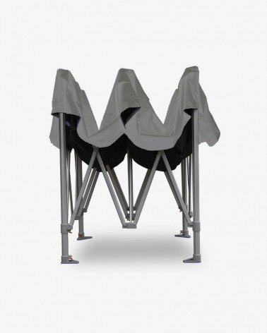 barnum aluminium 55 4m x 4m gris plié - Mobilier pliant à prix mini