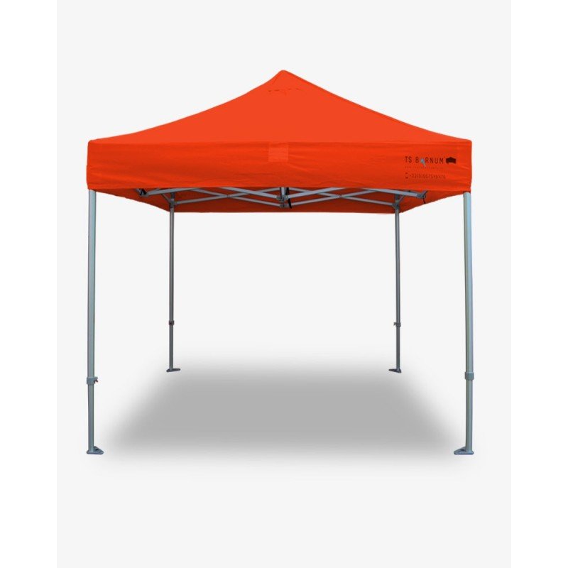 barnum aluminium 55 4m x 4m orange - Stand barnum de marché