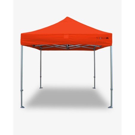barnum aluminium 55 4m x 4m orange - Stand barnum de marché