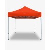 barnum aluminium 55 4m x 4m orange - Stand barnum de marché