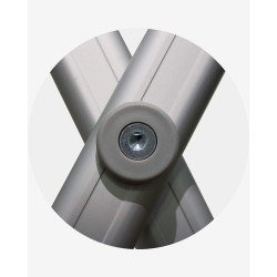 "C" Croisillon (ø 55) pour barnum aluminium 55 4m x 4m rouge