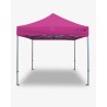 barnum aluminium 55 4m x 4m rose - Mobilier pliant pas cher