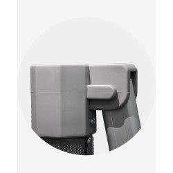 "B" Angle de pied (ø 55) pour barnum aluminium 55 4,5m x 3m gris