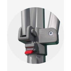 "G" Bouton poussoir haut (ø 55) pour barnum aluminium 55 4,5m x 3m bleu