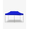 tente pliante - barnum aluminium 55 6m x 3m bleu- barnum