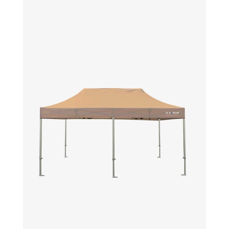 tente pliante - barnum aluminium 55 6m x 3m crème- barnum