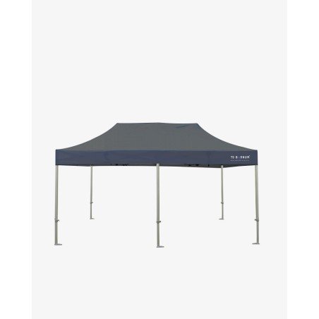 tente pliante - barnum aluminium 55 6m x 3m gris- barnum