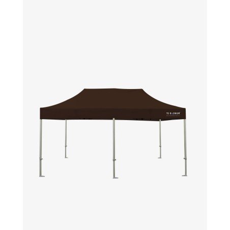 tente pliante - barnum aluminium 55 6m x 3m havane- barnum