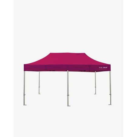 tente pliante - barnum aluminium 55 6m x 3m rose- barnum