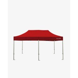 tente pliante - barnum aluminium 55 6m x 3m rouge- barnum
