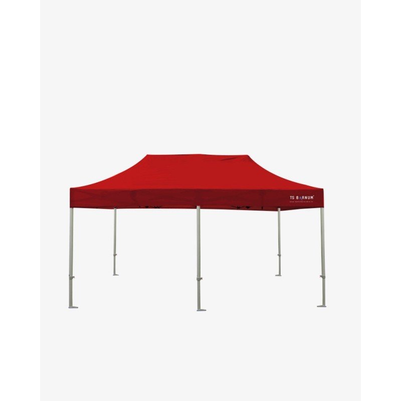 tente pliante - barnum aluminium 55 6m x 3m rouge- barnum tente pliante - barnum aluminium 55 6m x 3m rouge- barnum