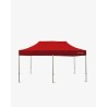 tente pliante - barnum aluminium 55 6m x 3m rouge- barnum