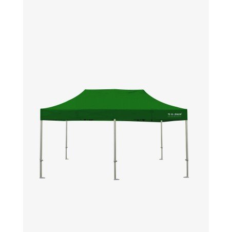 tente pliante - barnum aluminium 55 6m x 3m vert- barnum