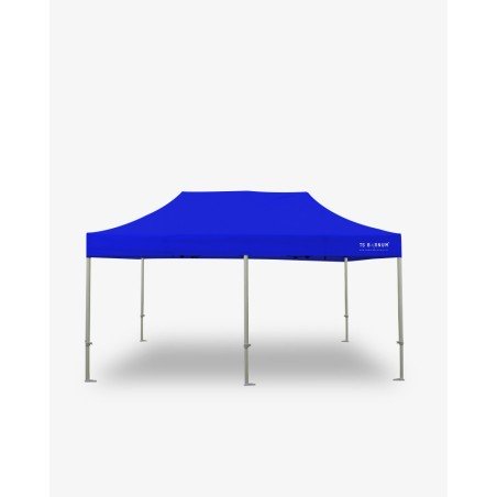 tente pliante - barnum aluminium 55 4m x 8m bleu- barnum
